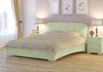 Кровать из ткани Nuvola 4 одна подушка